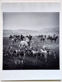 Toni Frissell: Cubbing Chesire Hounds at Unionville, Pennsylvania 1953. Printed later