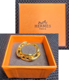 Hermès Chaine d'Ancre Scarf Ring