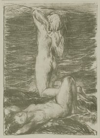 Charles Shannon: The Rising Tide 1909, A.A.A. Lithograph 1940s