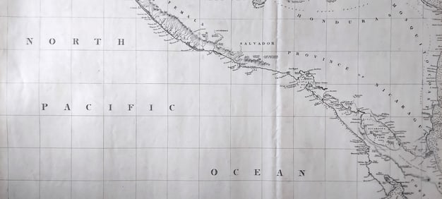 North Pacific Ocean 1855 British Admiralty Nautical Chart