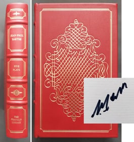 Jean-Paul Sartre Signed: Five Plays 1985 Limited Edition