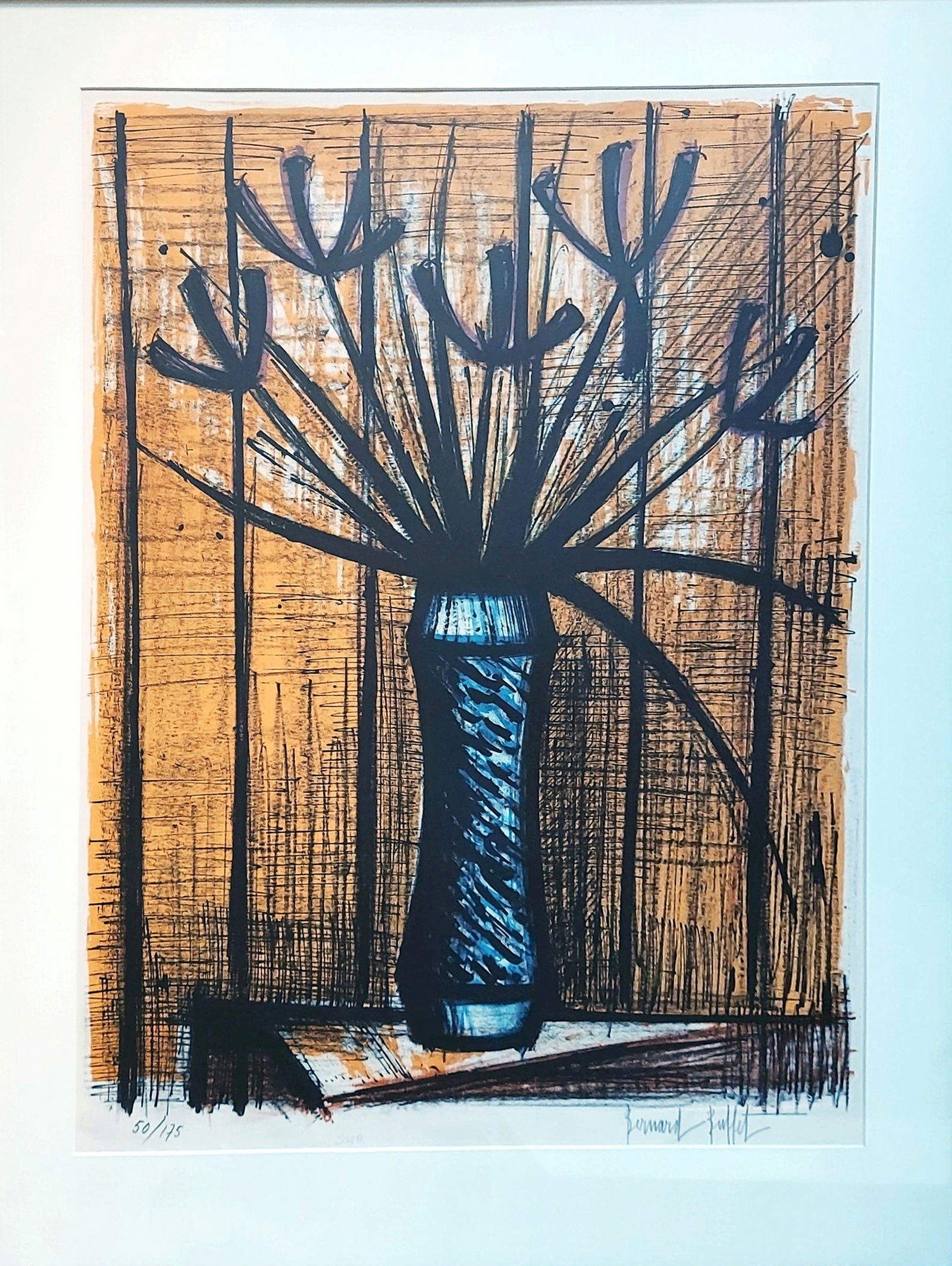 Bernard Buffet: Le Iris 1960 Lithograph Ed. 50/175 (1 of 4)