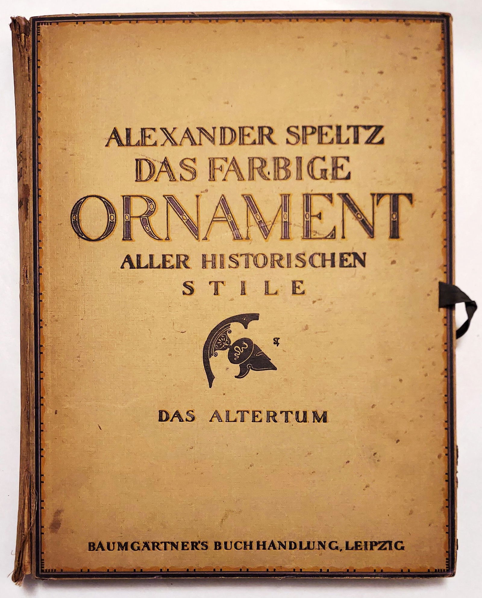 Alexander Speltz: Das Farbige Ornament Aller Historischen Stile 1914 First Edition (1 of 6)