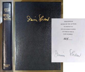 Irwin Shaw: Bread upon the Waters 1981 Signed Ltd Edition