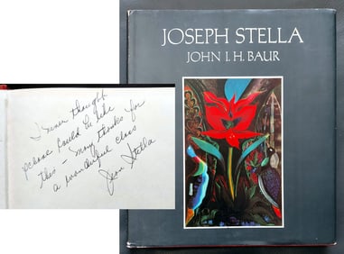 Joseph Stella Monograph, 1971 Inscribed