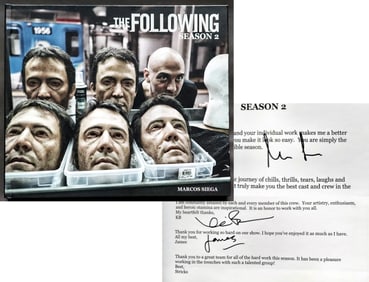 The Following: Signed Cast & Crew Photobook, Season 2013-15