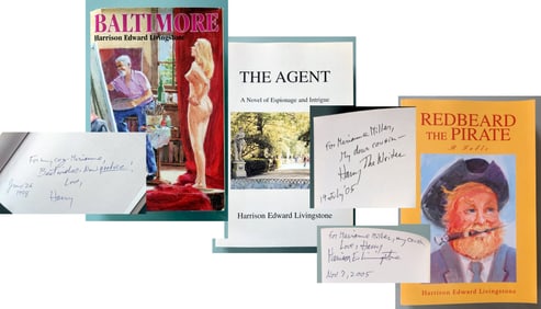 Harrison E. Livingstone, Signed 1st Editions 1998-2005