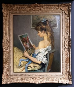 Marcel Dyf: Claudine à l'Estampe, 1970 Oil on Canvas