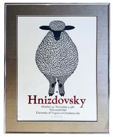 Jacques Hnizdovsky: The Sheep 1980 Signed Lithograph