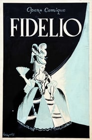 Sviatoslav Hordynsky: Fidelio Poster Layout, 1940s Gouache, Ink