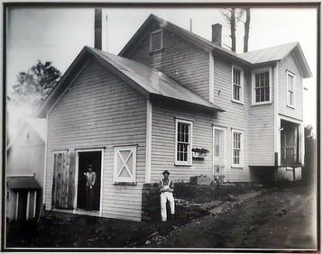 1900s Photograph of the Pines Creamery, Meredith NY.