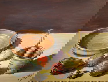 Patricio Jimenez Espinosa: Still Life, 1991 Oil on Board