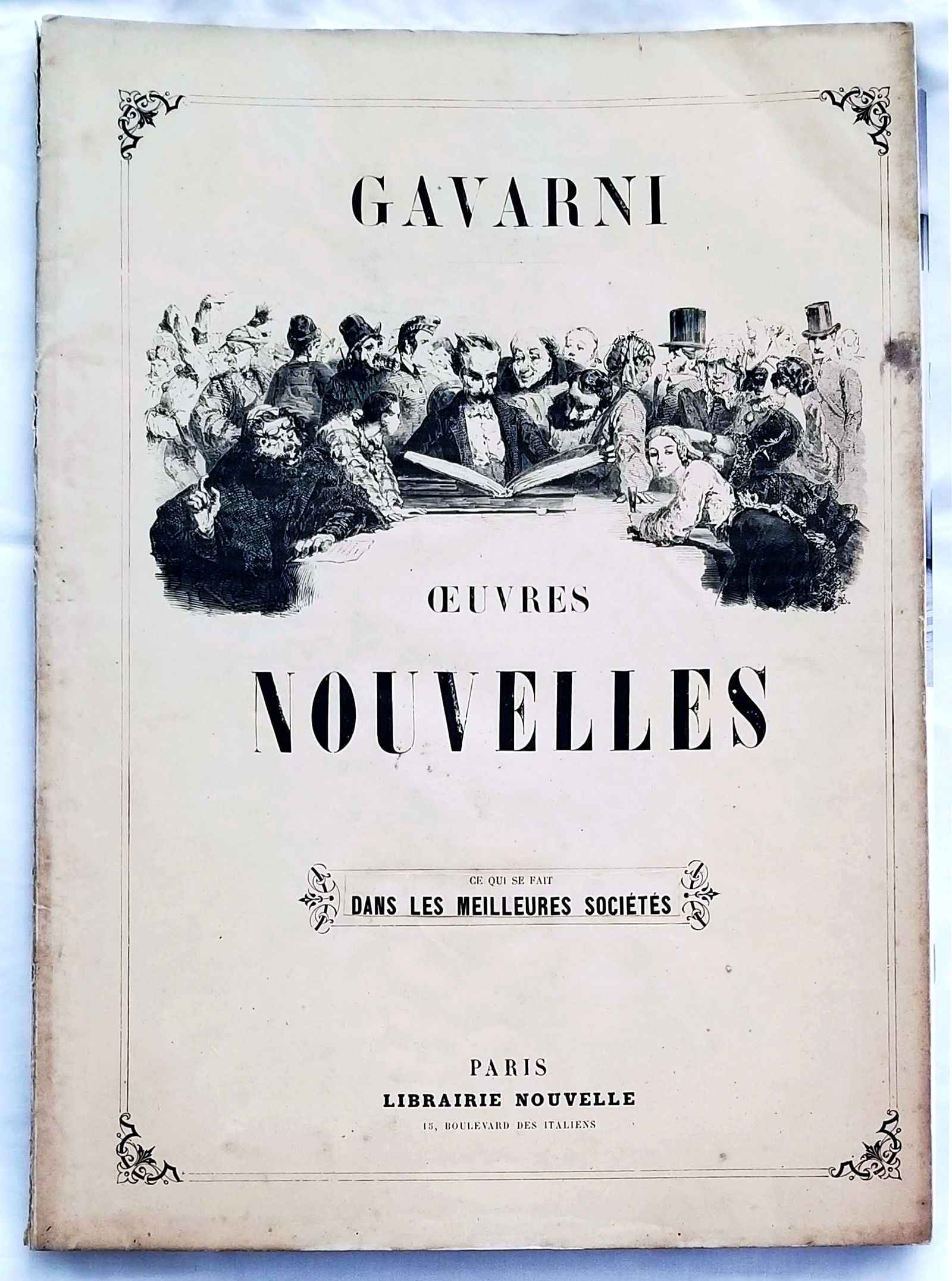 Paul Gavarni: Les Partageuses, 10 Lithographs 1857 (1 of 9)