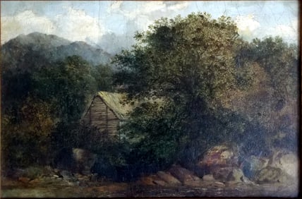 Andrew Deakin: Vale of Llangollen 1855 Oil/Canvas