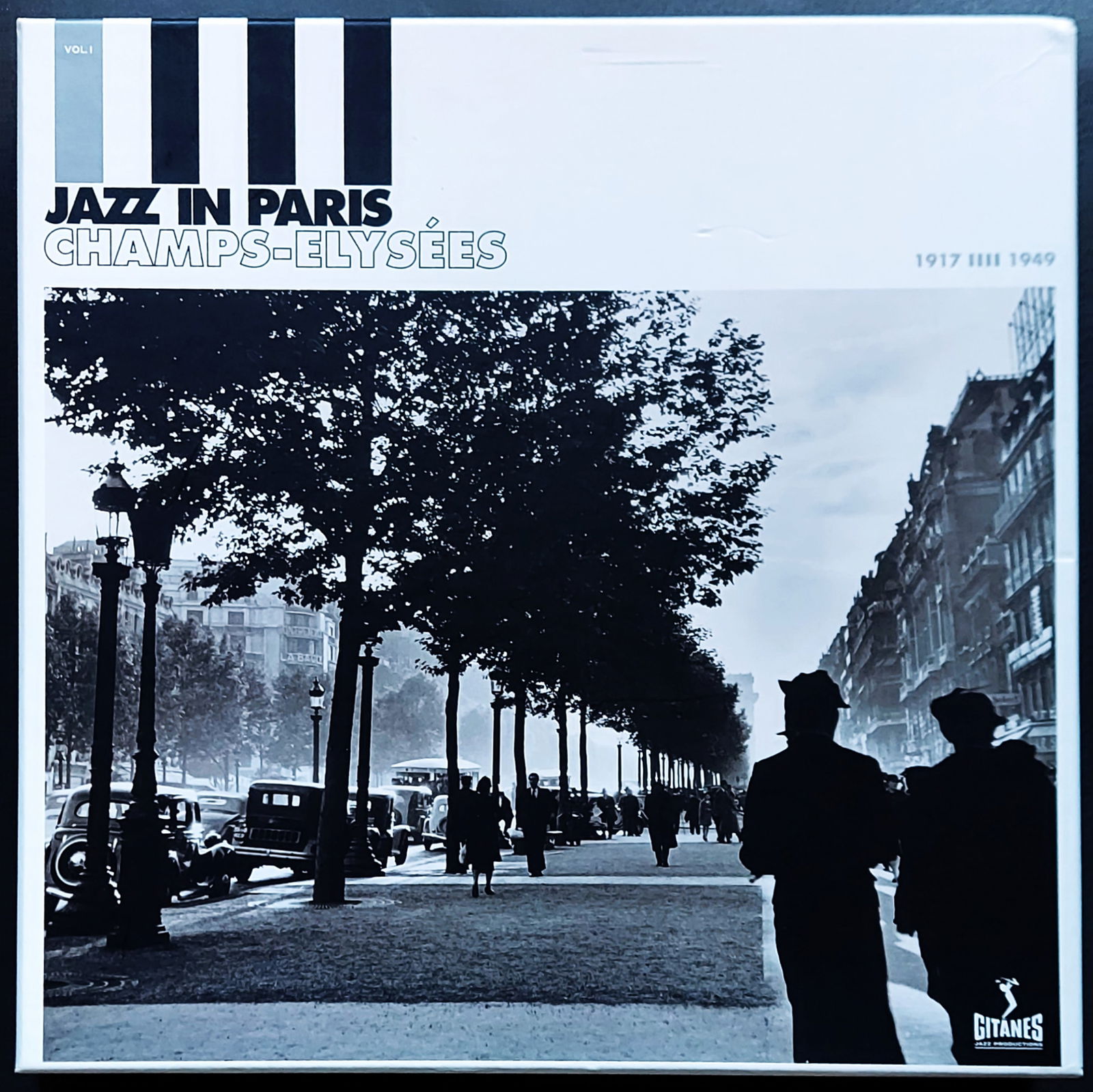 Jazz In Paris, Vol.1: Champs-Élysées (1917–1949) 3CD Box Set: Jazz In Paris, Vol.1: Champs-Elysees (1917–1949) 3CD Box Set Jazz In Paris, Vol. 1: Champs-Elysees (1917–1949) Label: Gitanes Jazz Productions – 981 255-3 Series: Jazz In Paris – Vol. I Format