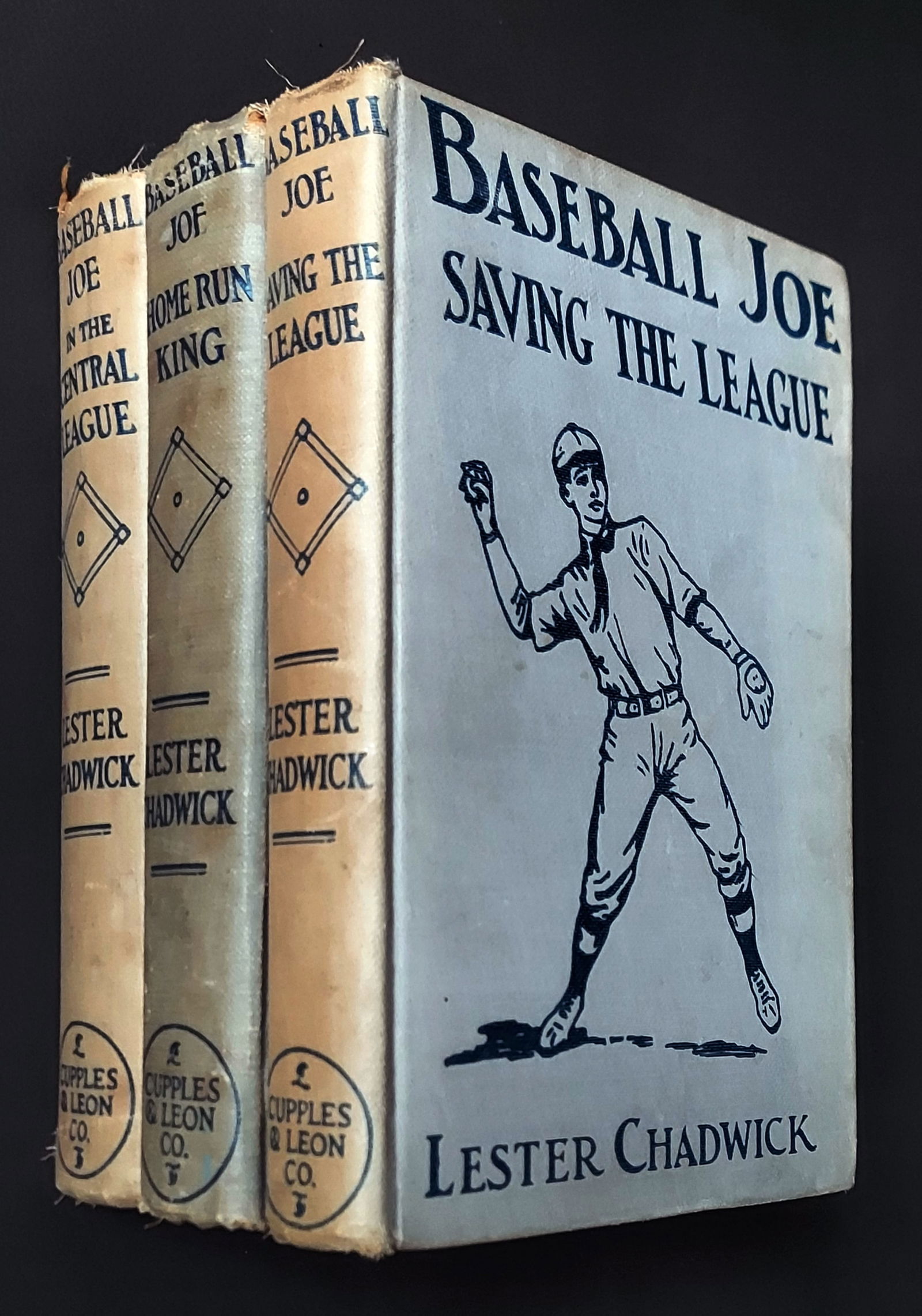 Lester Chadwick: Baseball Joe, 1914-23 First Edition (1 of 4)