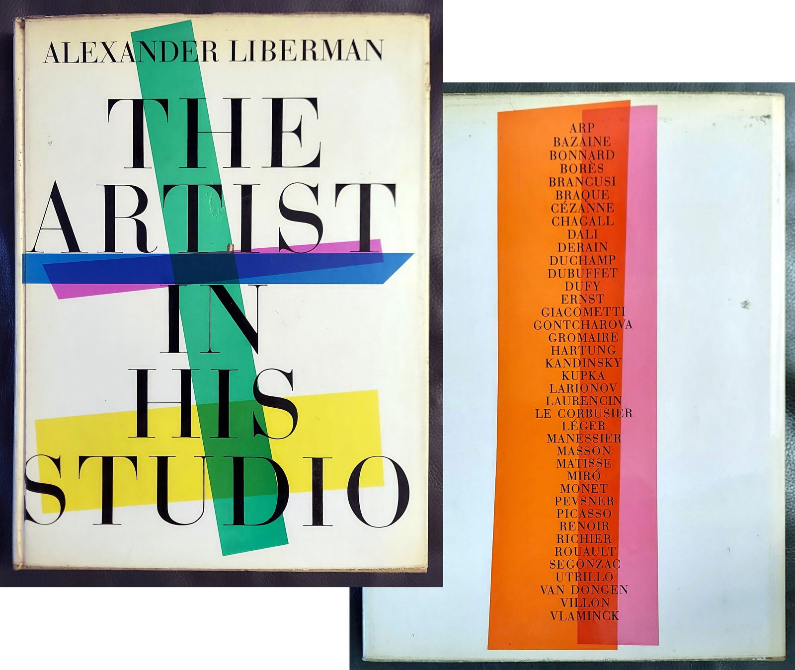 Alexander Liberman: The Artist in His Studio, 1960 First Edition: The Artist in His Studio Legendary Art Book by Alexander Liberman and James Thrall Soby. First Edition by Viking Press, New York, 1960. Liberman's thirteen-year project to visit and record in imag