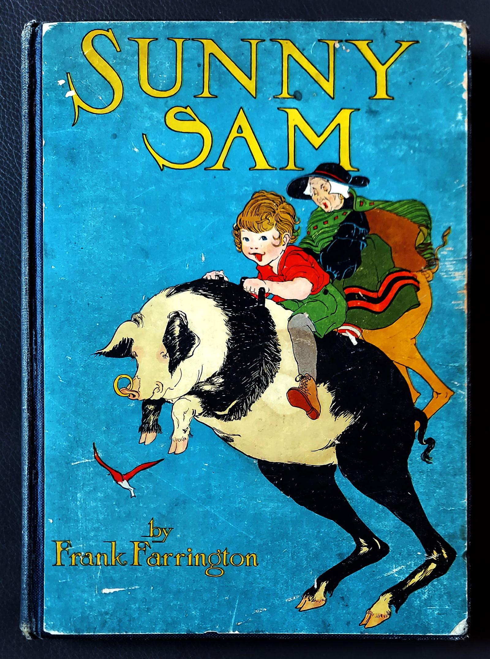 Frank Farrington: Sunny Sam, 1921 First Edition: Sunny Sam: Something for Oldsters to Read to YoungstersBy Frank Farrington (1872-1955). 12 full page color plates and black and white illustrations by Earle R. Kirkbride (1891-1968) and Vernon H. Thom