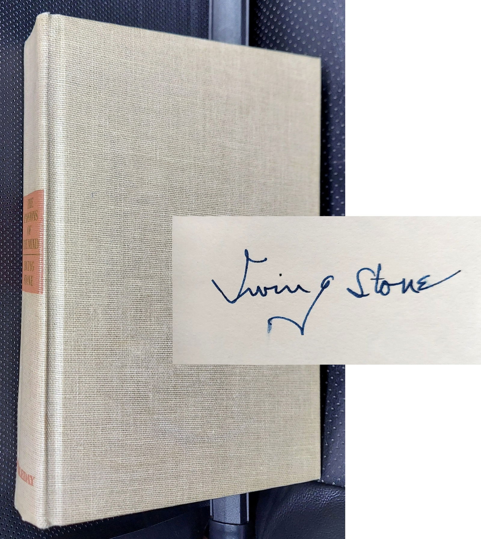 Irving Stone (Signed): Passions of the Mind, Sigmund Freud, 1971 (1 of 5)