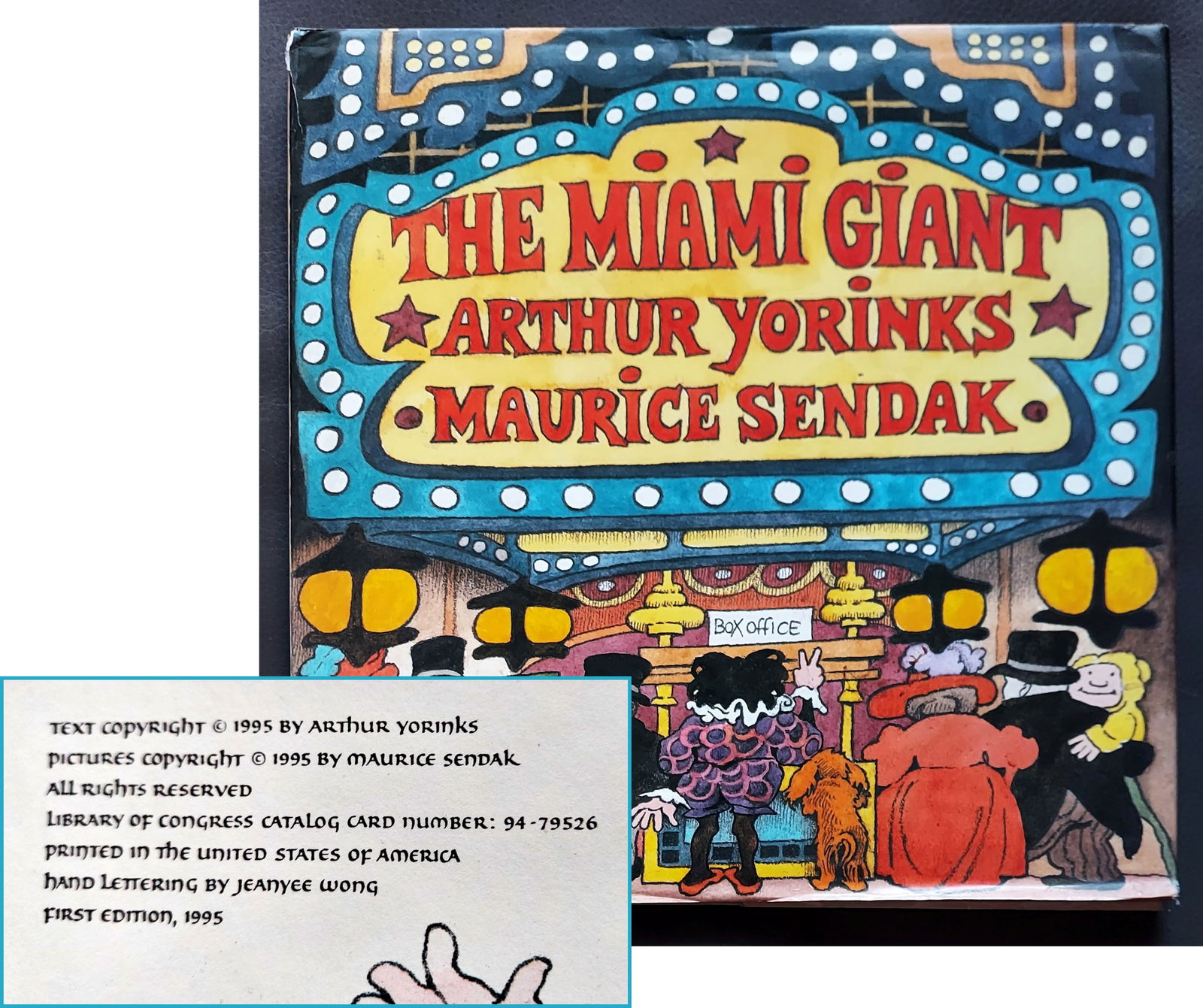 Maurice Sendak, Arthur Yorinks: The Miami Giant 1995 1st Edition (1 of 7)
