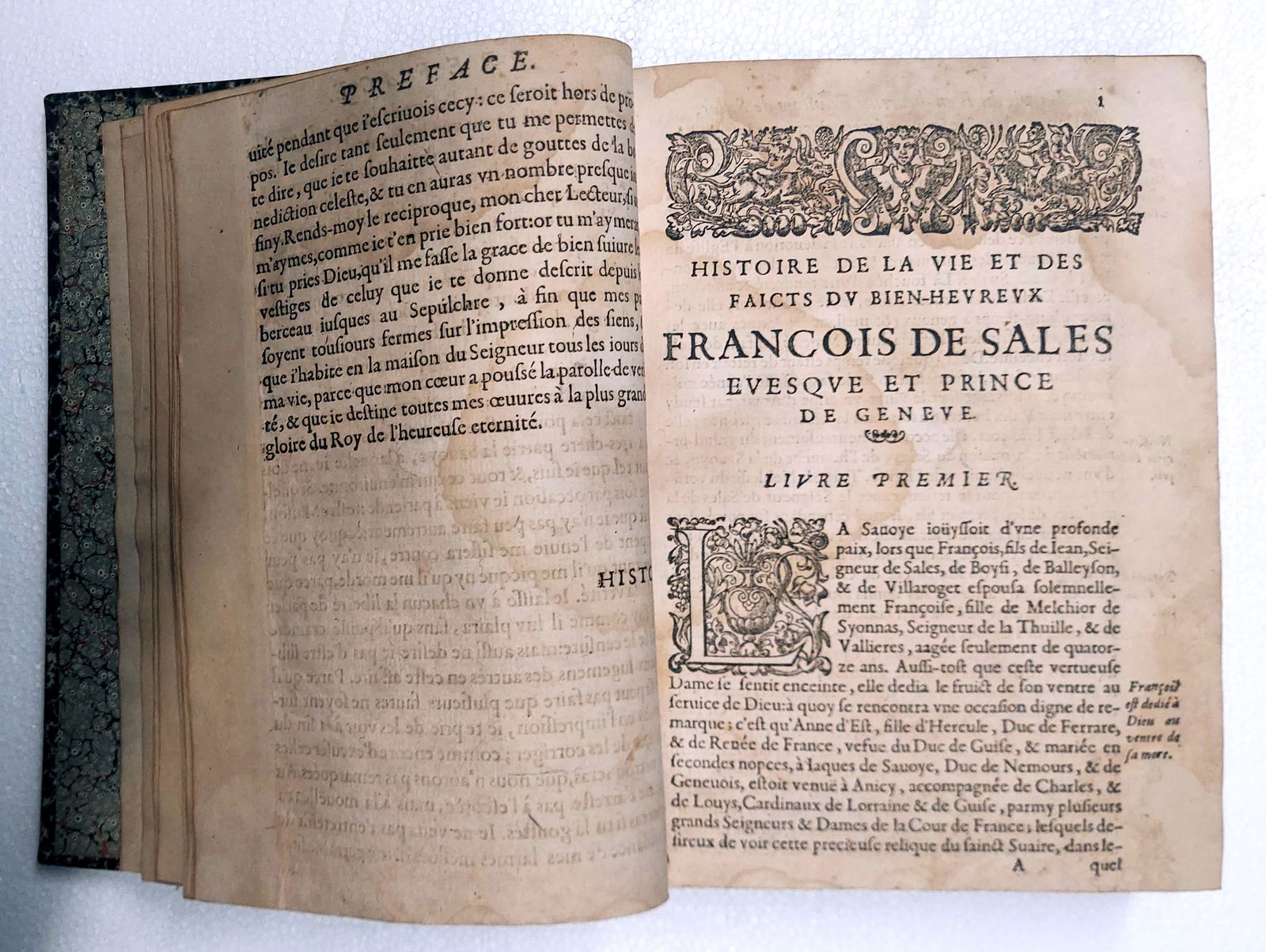 C.A. De Sales De La Thuille: La Vie du B. François de Sales 1634 Lyon (1 of 11)