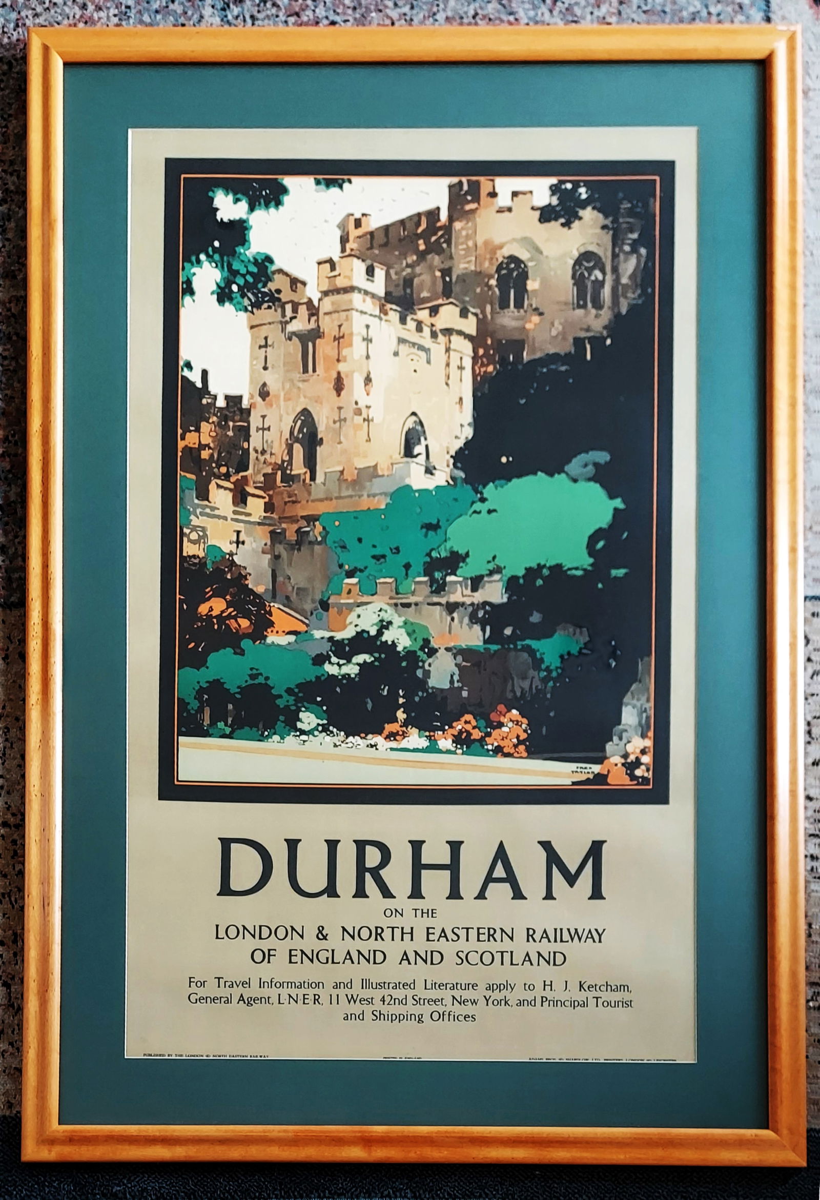 Fred Taylor: Poster, Durham - LNER, c.1925 - 2