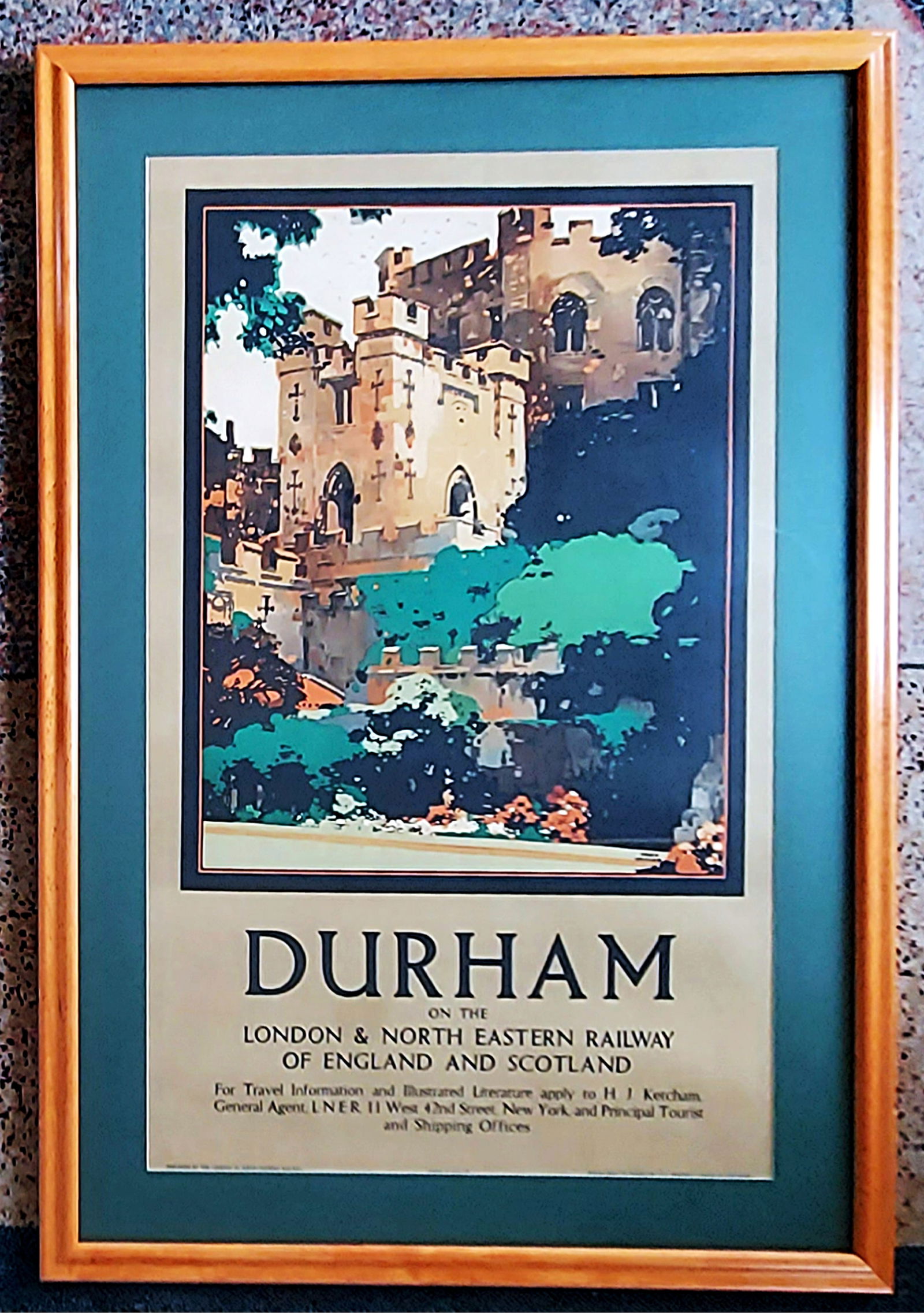 Fred Taylor: Poster, Durham - LNER, c.1925 - 5
