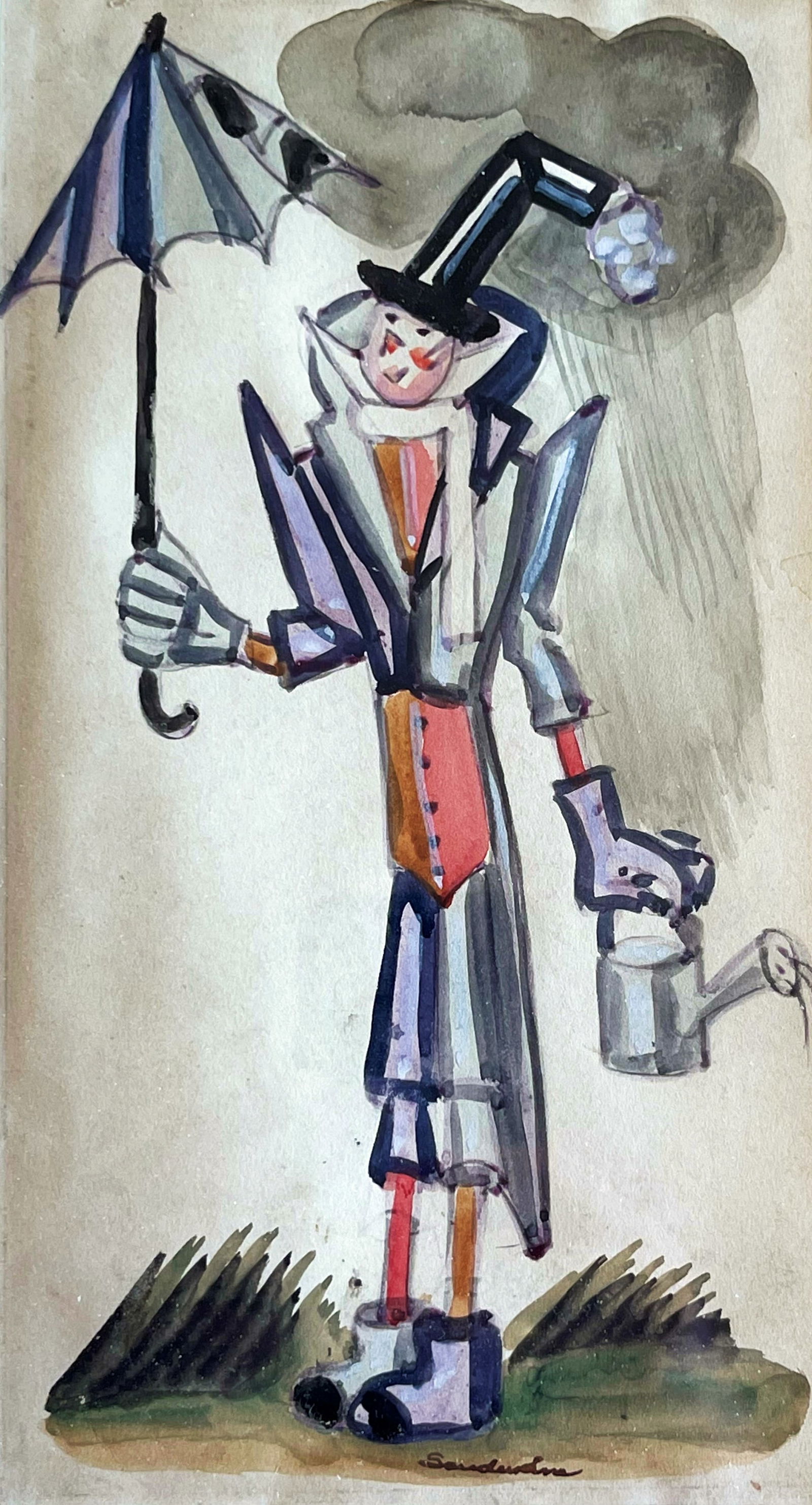 Serge Soudeikine: Costume Design for La Chauve-Souris Cabaret c.1922 (1 of 3)