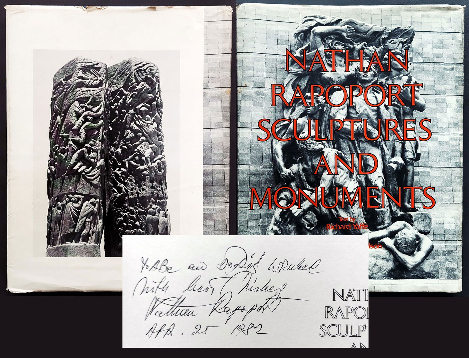 Nathan Rapoport (Inscribed): Sculptures 1980 1st Edition (1 of 13)
