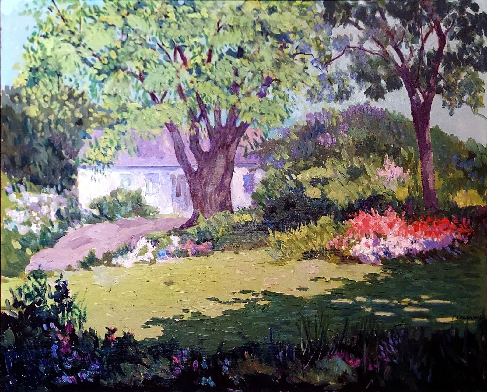Jim Timmins: Spring Garden, 1969 Oil on Canvas (1 of 4)