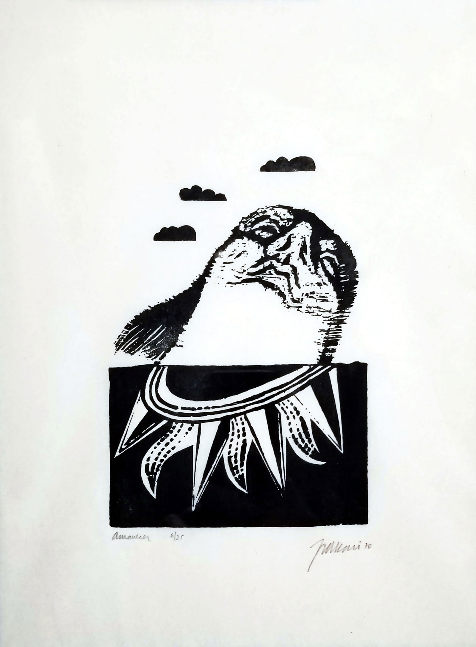 Antonio Frasconi: Amanecer 1970 Ed.6/25 Woodcut (1 of 5)