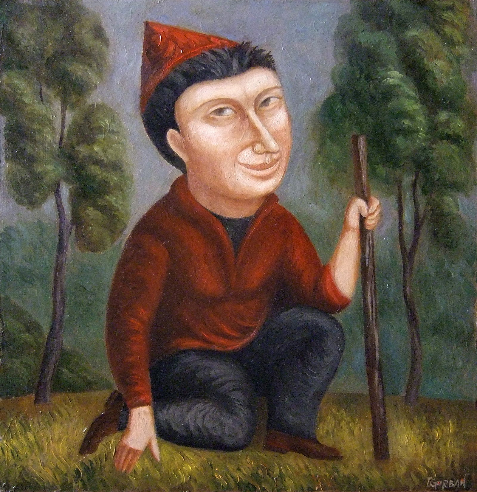 The Forester, 2007, Oil on Panel, Igor Gorban (American, b.1957) (1 of 1)