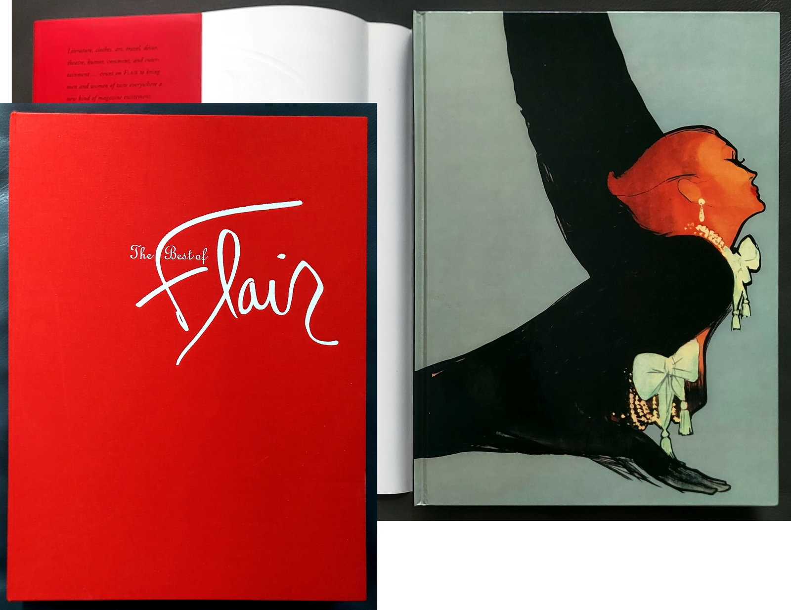 Fleur Cowles: The Best of Flair, 1999: The Best of Flair by Fleur Cowles (American, 1908 – 2009), writer, editor and artist. Second Edition by HarperCollins, 1999. In 1950, Fleur Cowles established the Flair Magazin, which become one