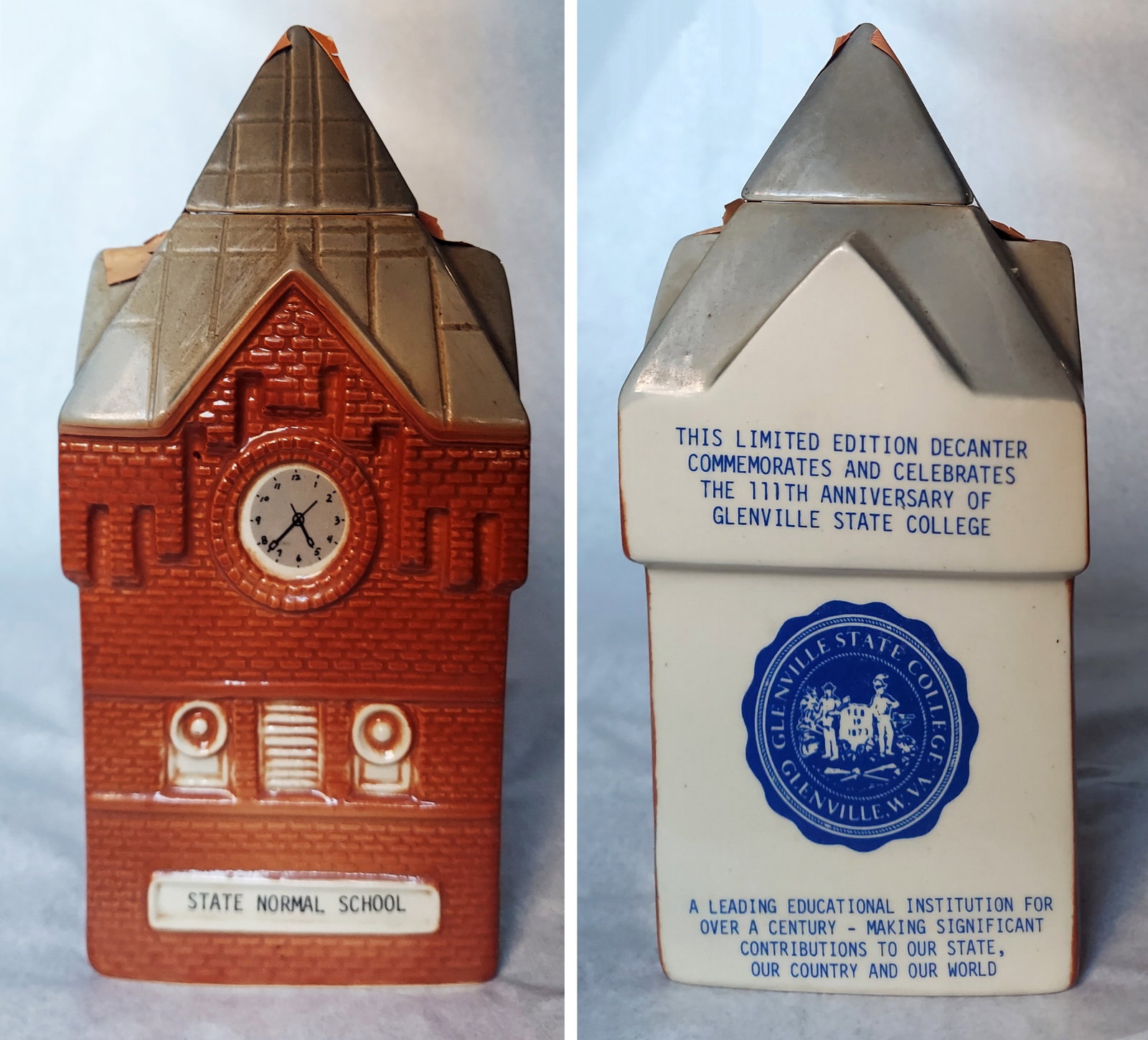 1982 Glenville College 111 Anniv Bourbon Decanter Edition 6000 (1 of 8)