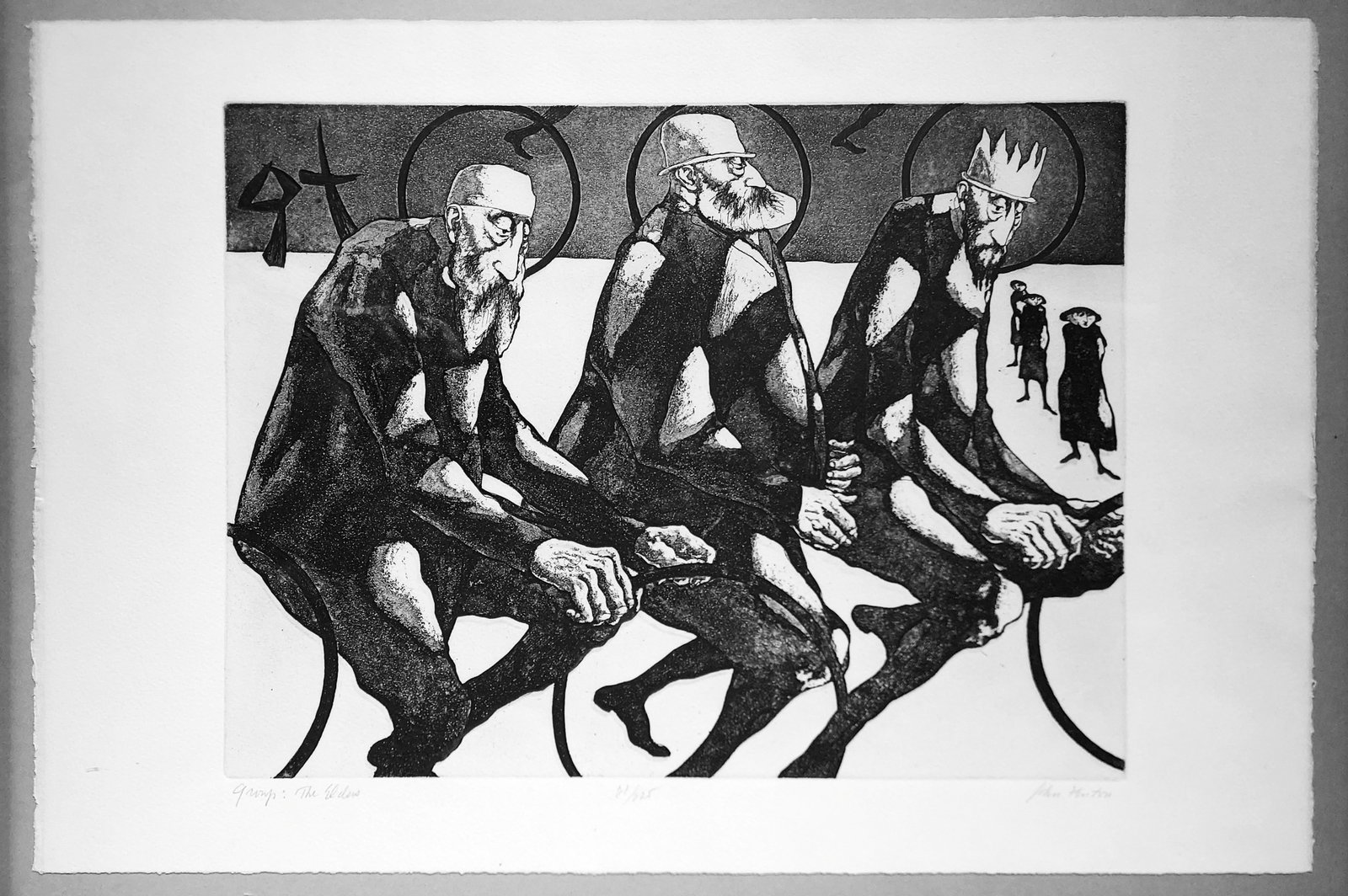 John Fenton: Group: The Elders, 1965 Etching 21/225 (1 of 5)