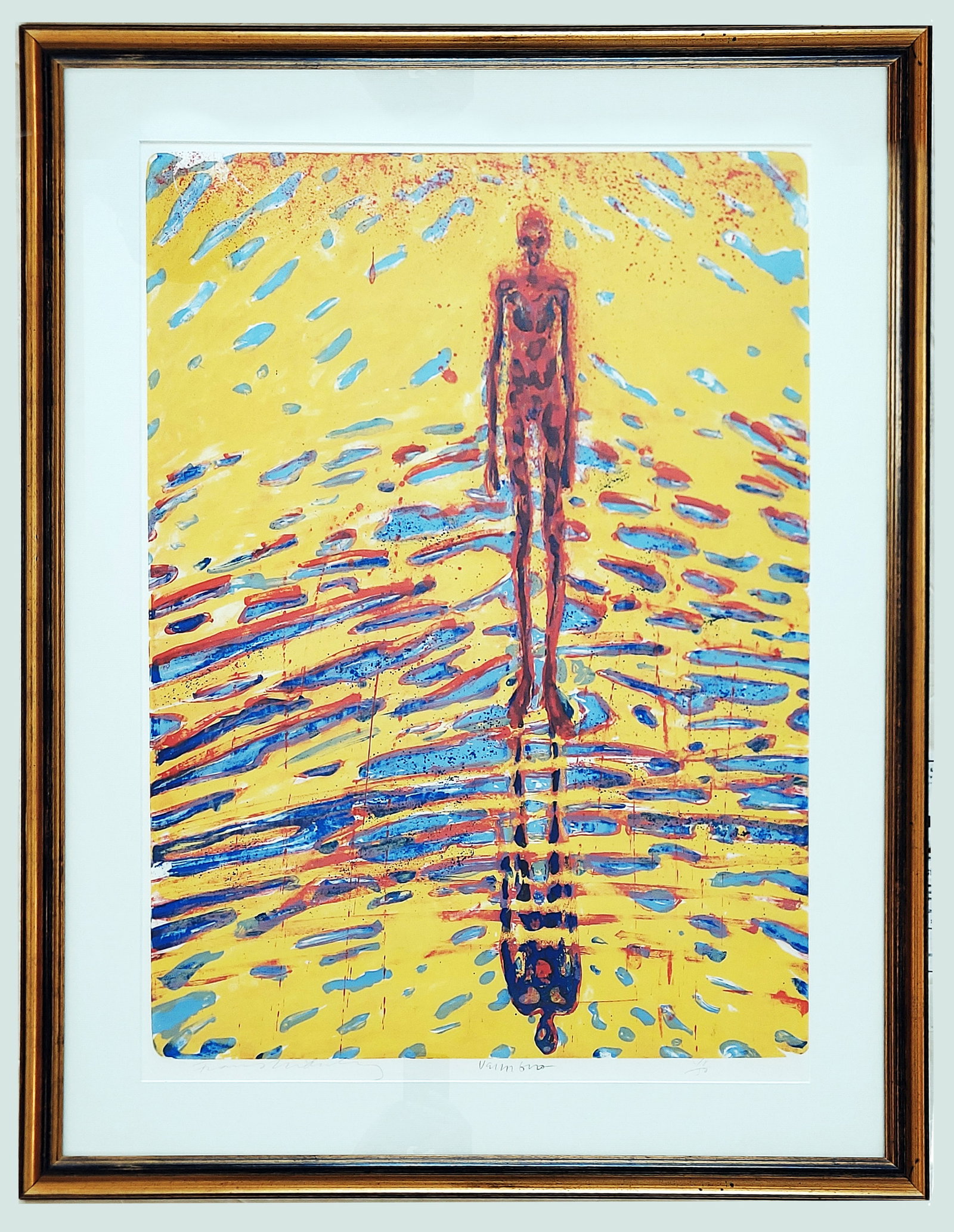 Frans Widerberg (Norway, 1934-2017): Vannbro 1982 Lithograph 48/50 (1 of 3)