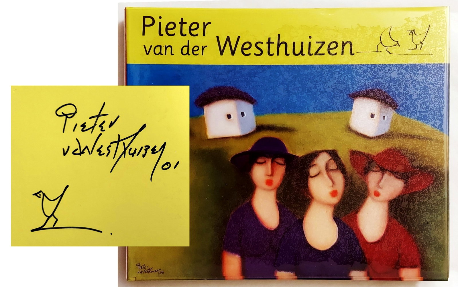 Pieter Van Der Westhuizen 1998 Signed 1st Edition: Pieter Van Der Westhuizen, Catalogue Raisonne 1998 First Edition Signed by artist, Pieter Van Der Westhuizen (2001). First edition, 1998. Carmel Art Publications, 1998, Editor Leonard Schneider. A sig