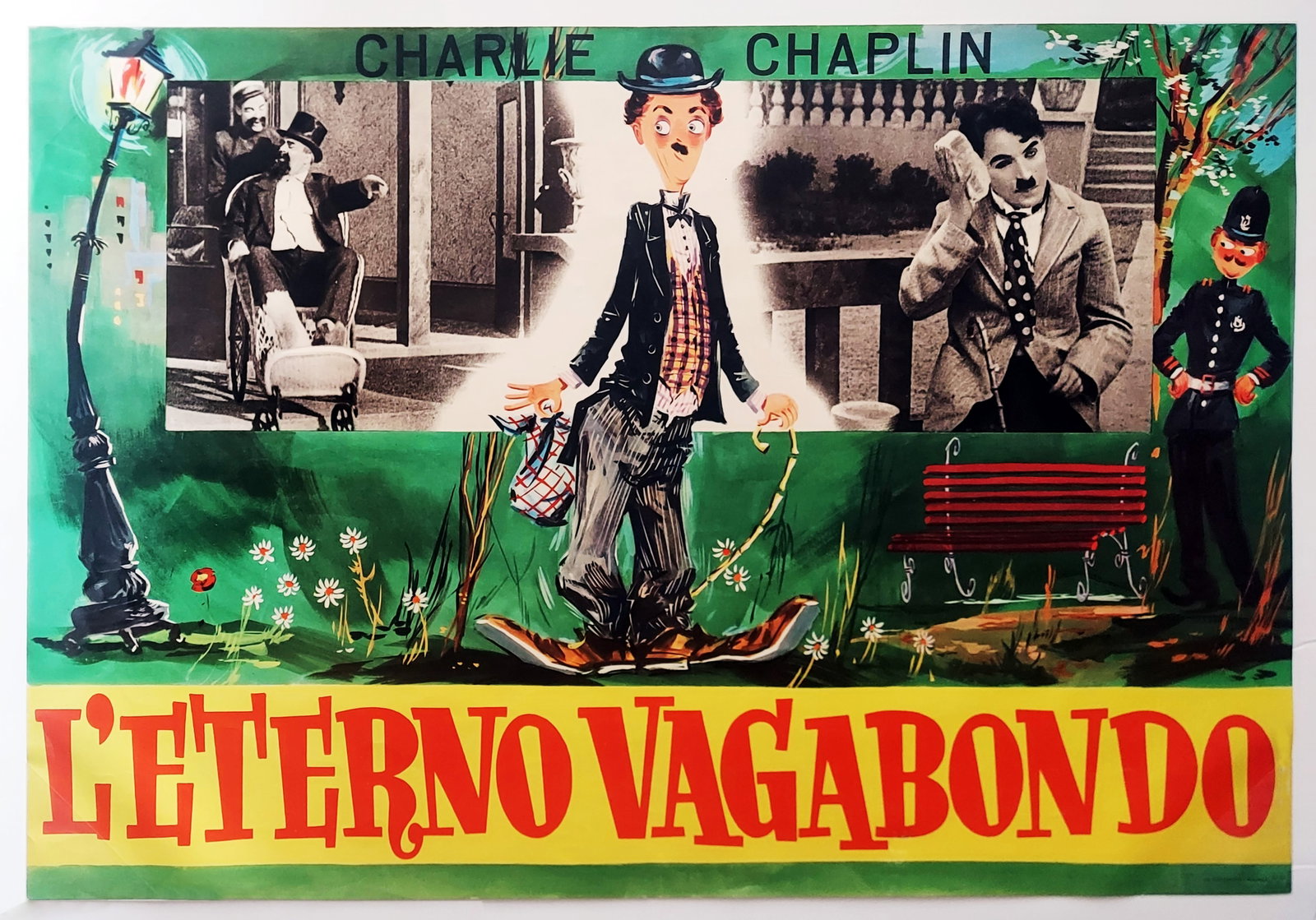 Charlie Chaplin: L'Eterno Vagabondo, Italian Movie Poster (1 of 4)