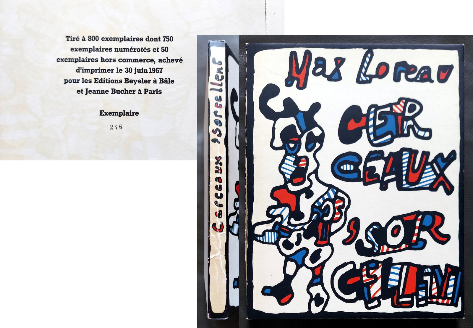 Jean Dubuffet Silkscreens: Cerceaux 'sorcellent 1967 Copy 246/750 (1 of 9)