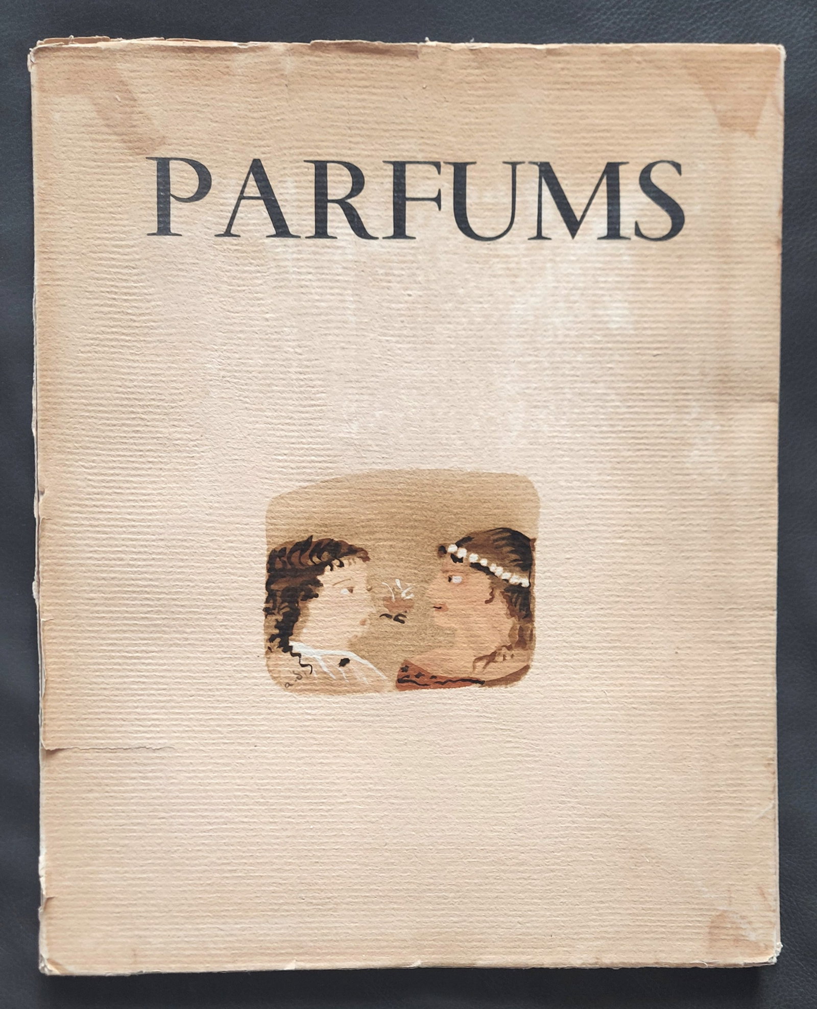 Parfums, 1945: Stencils by Matisse, Derain, Bérard, van Dongen #704/100: Parfums: Raucour a Édit è Cet Album Pour Ses Amis, 1945. Edition 704 of 1000. Rare, wartime album produced for Parfums Raucour (Paris), conceived and designed by Michel de Brunhoff, editor-i