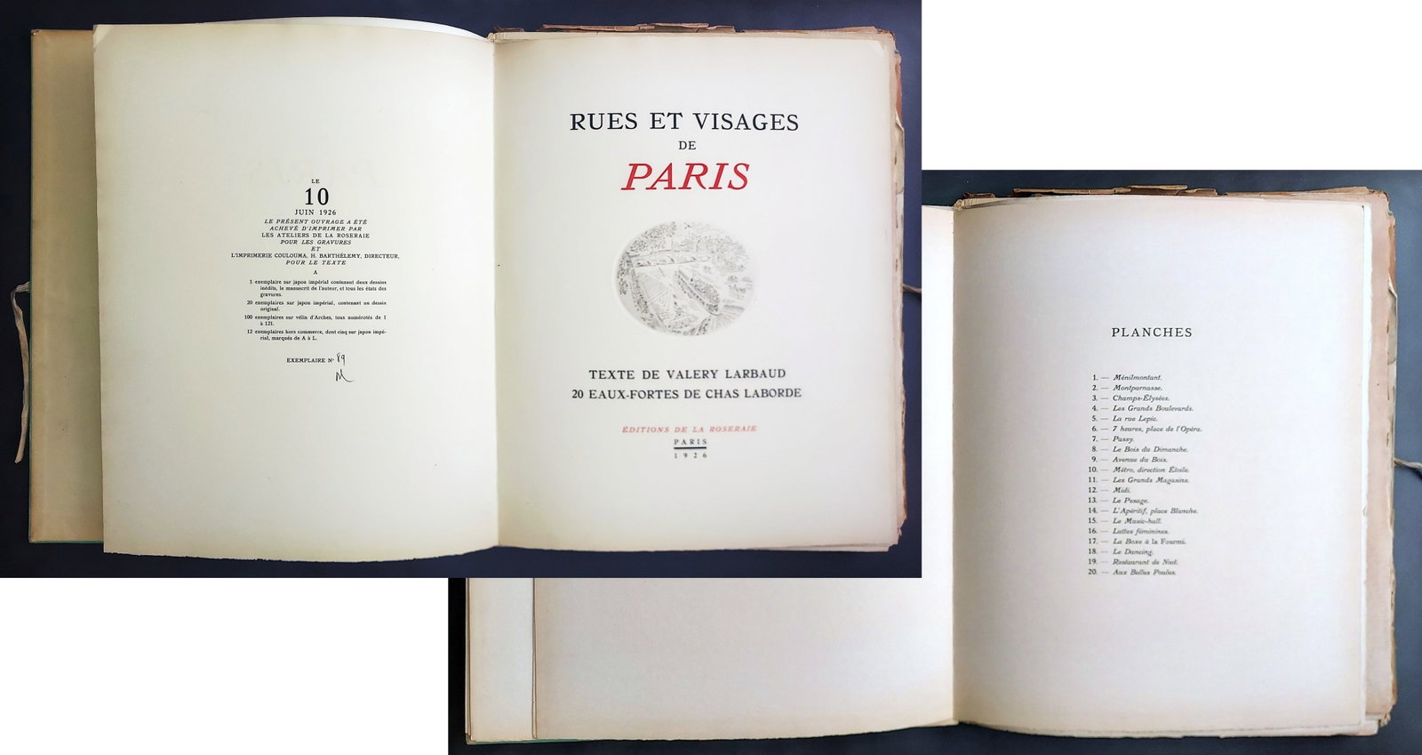 Chas Laborde: Rues Et Visages De Paris 1926 Etching Aquatints (1 of 7)