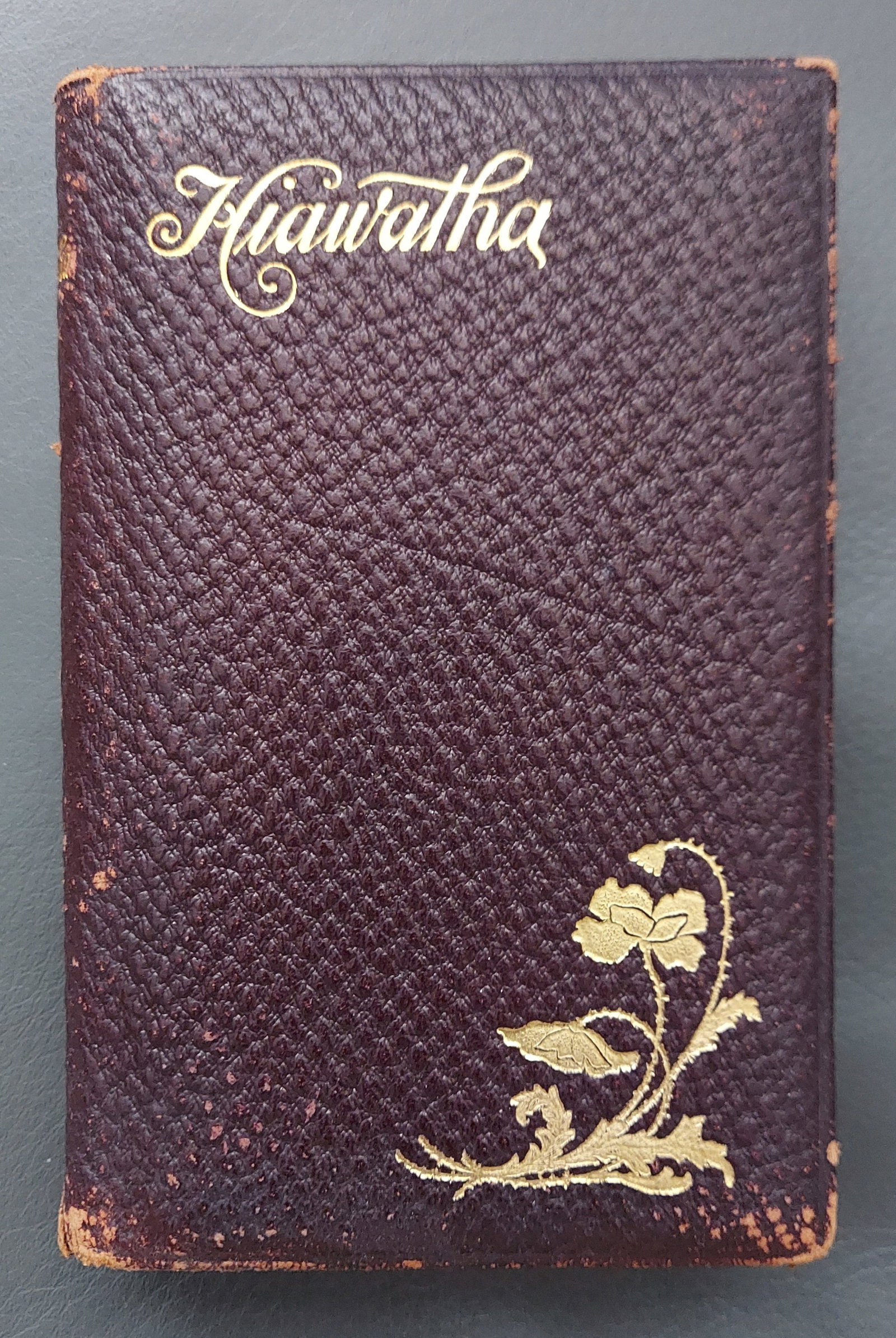 Henry W. Longfellow: Hiawatha c.1898 Deluxe Leather Bound (1 of 3)