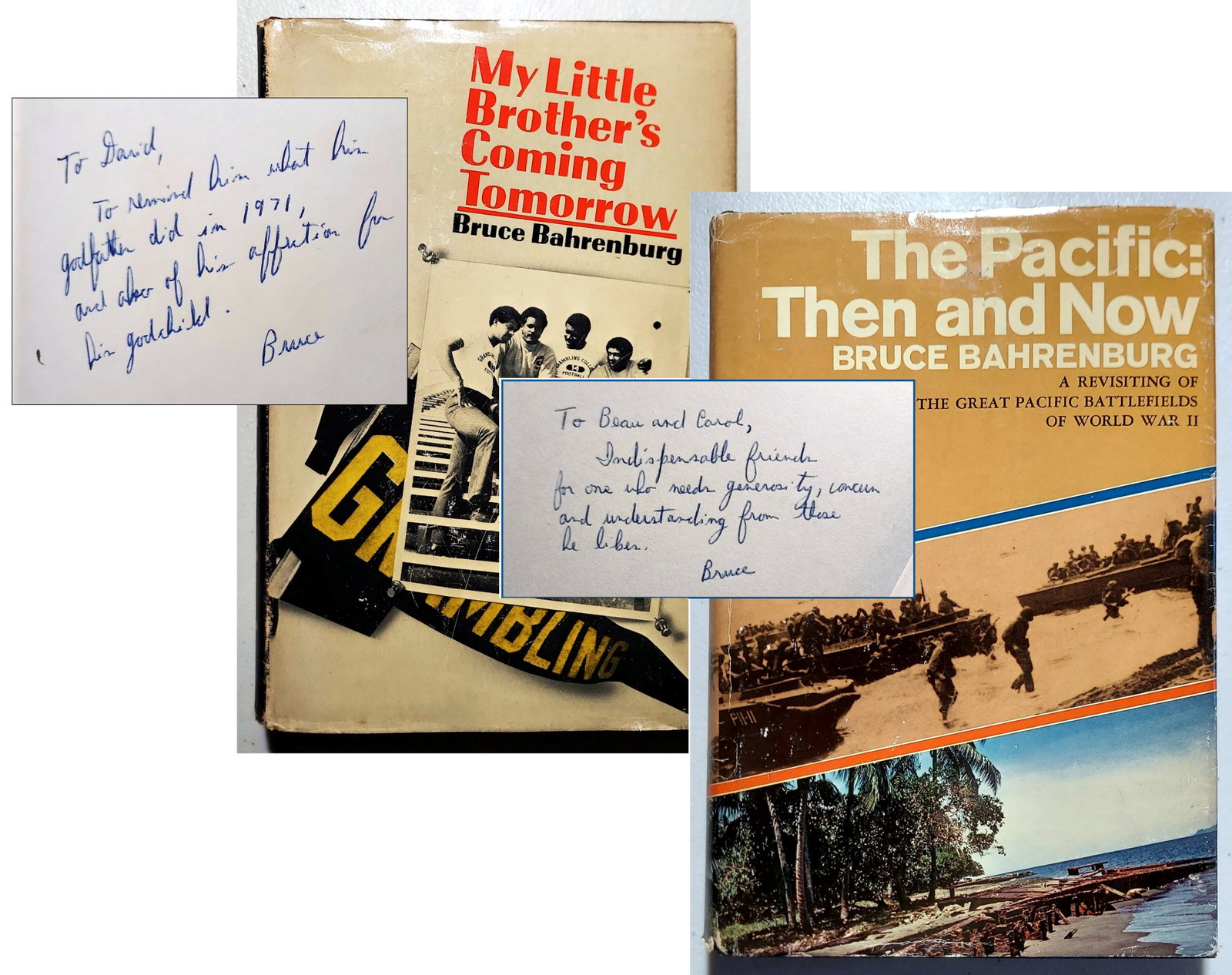 Bruce Bahrenburg: Signed/inscribed First Editions, 1971 (1 of 2)