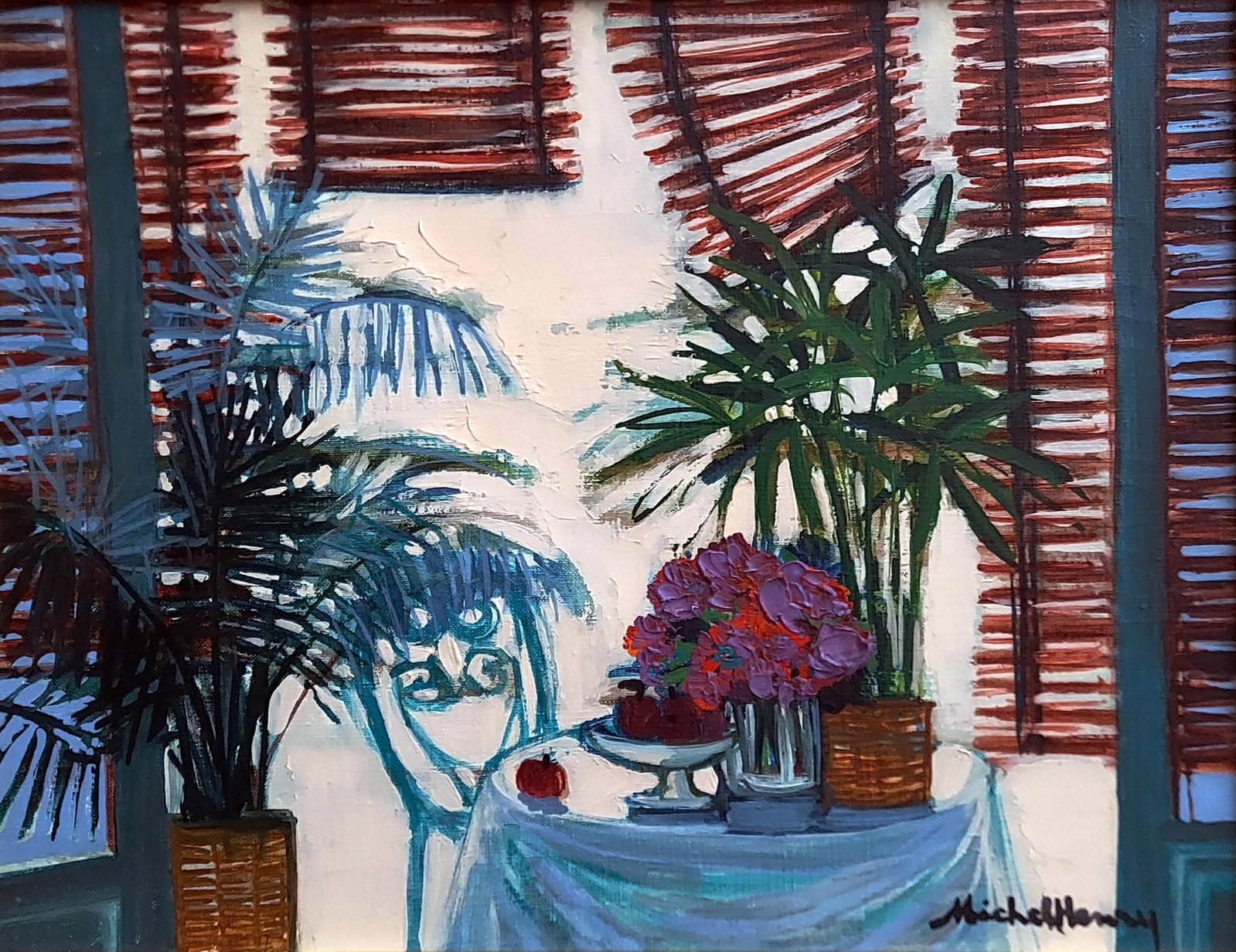 Michel Henry: Cote d'Azur, Oil on Canvas (1 of 5)