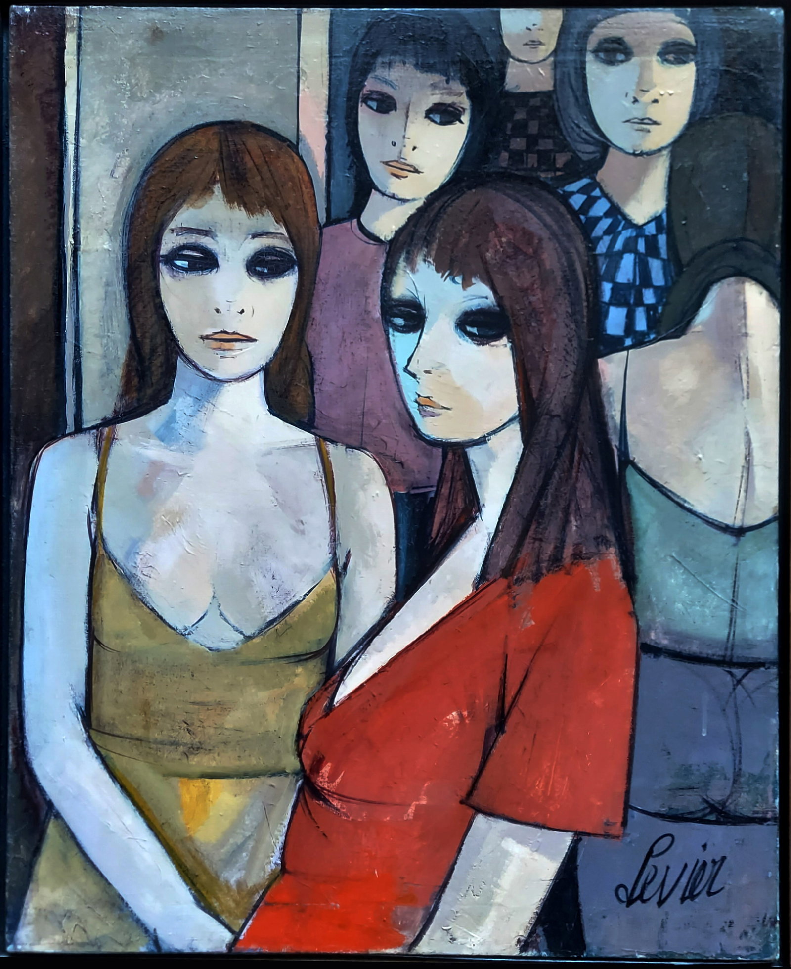 Charles Levier: Solitude 1976 Oil on Canvas (1 of 6)