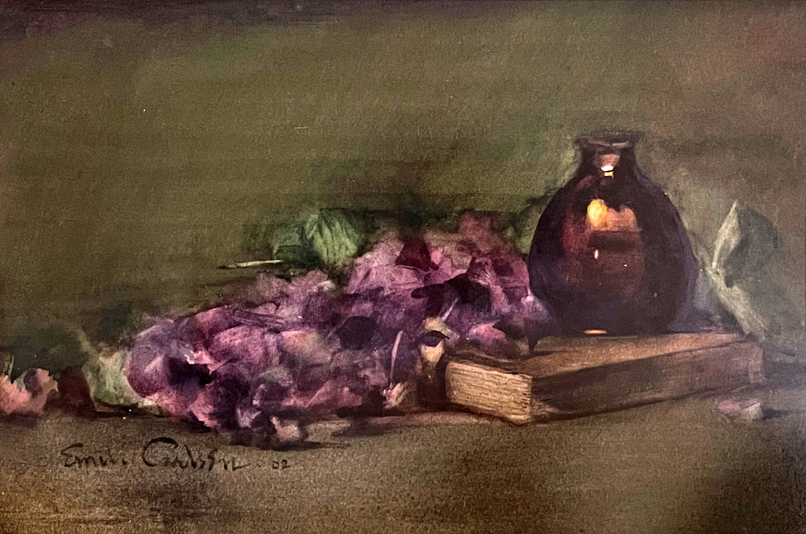 Emil Carlsen: Still Life, 1902 Watercolor/Pastel (1 of 3)