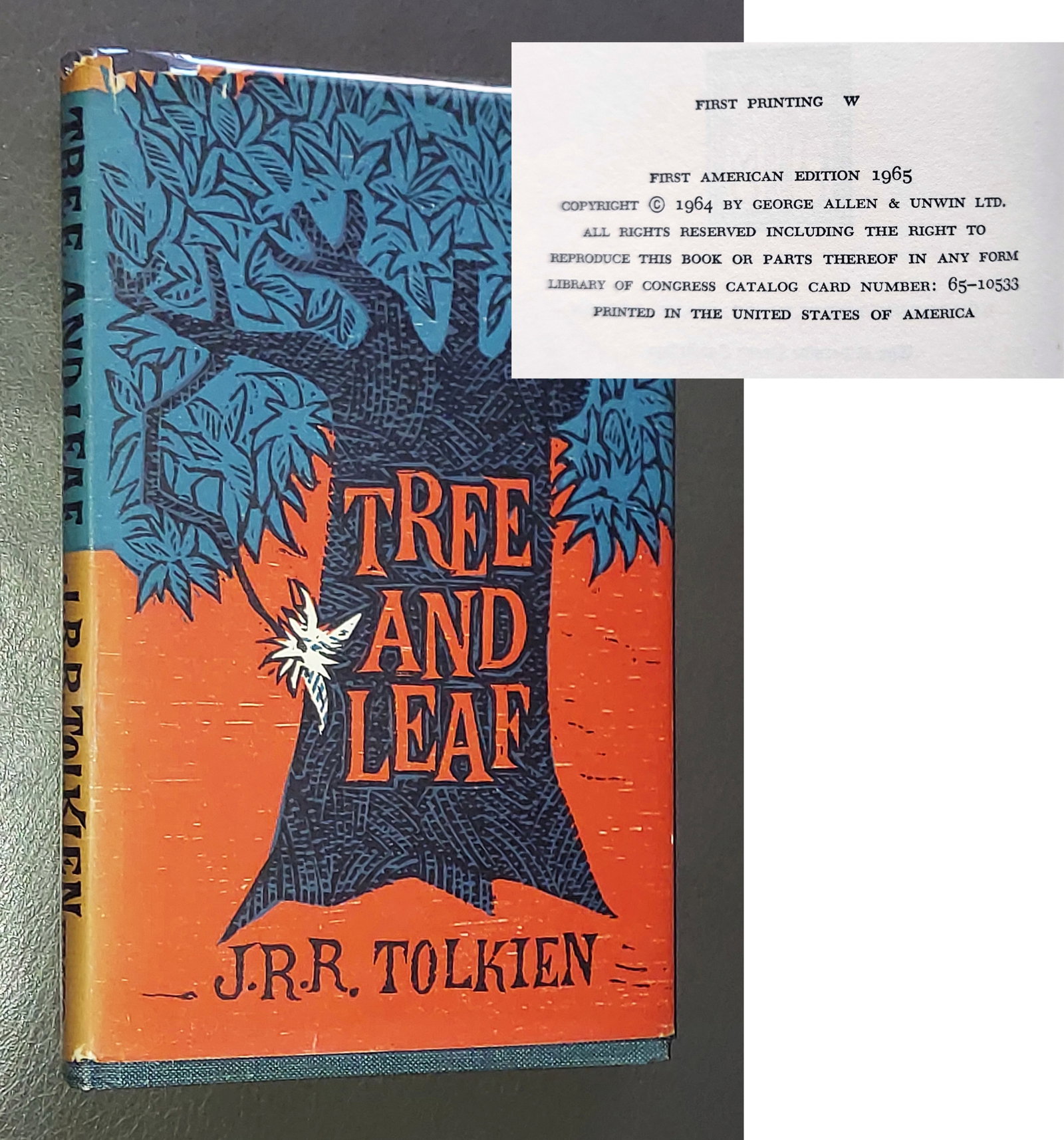 J. R. R. Tolkien: Tree and Leaf 1965 First Edition, First Printing (1 of 5)