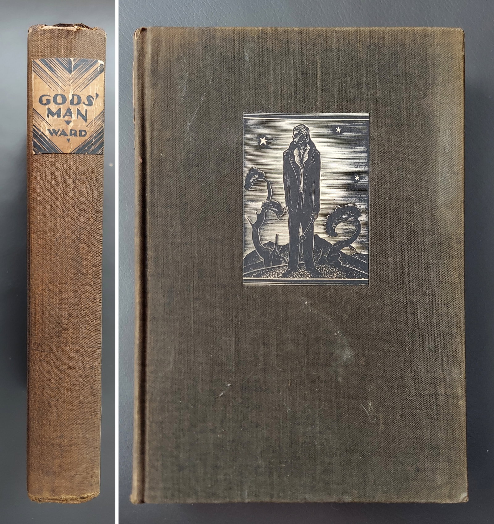 Lynd Ward: God's Man, a Novel in Woodcuts 1933 First Edition, Sixth Printing (1 of 7)