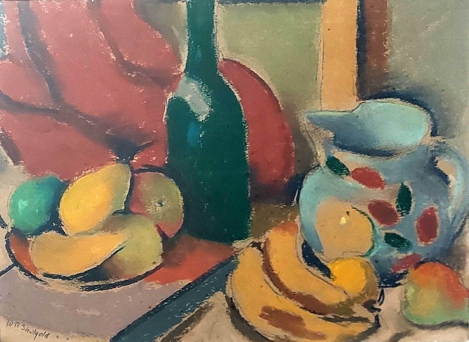 William Shulgold: Still Life, Watercolor c.1930s (1 of 4)