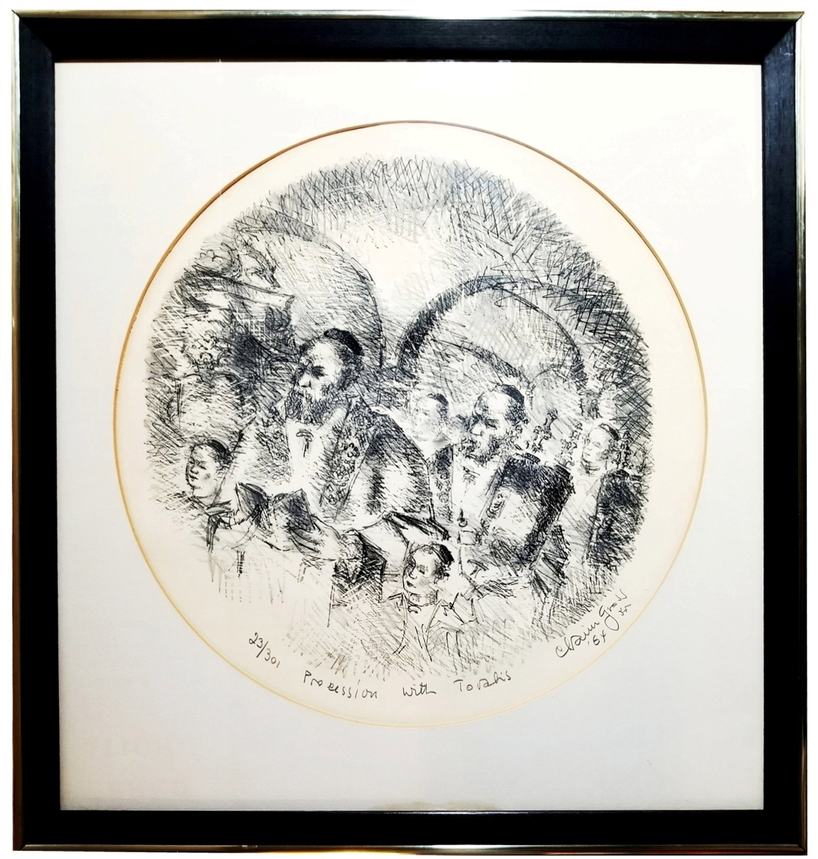 Chaim Gross, Inscribed: Simchat Torah 1964 Ed 23/301 (1 of 5)
